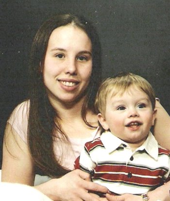 my gf and step son?